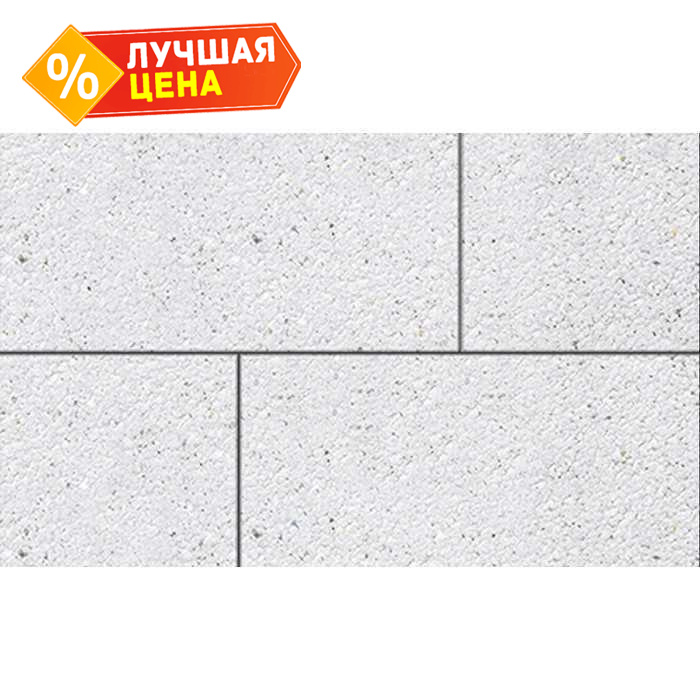Плитка тротуарная Квадрум Б.7.К.8 Стоунмикс белый 600x600x80 мм