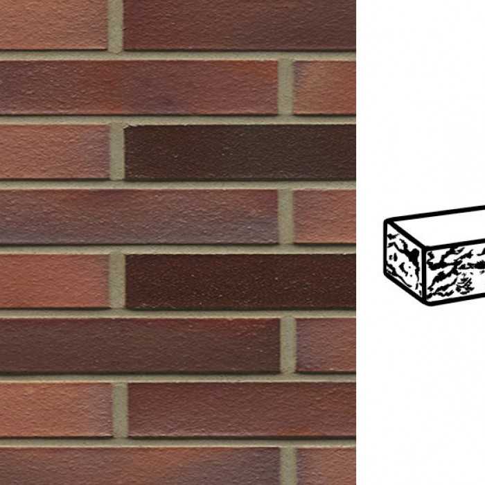 Кирпич клинкерный Muhr 04EG Rotbraun-bunt Edelglanz готик, 240х90х40 мм